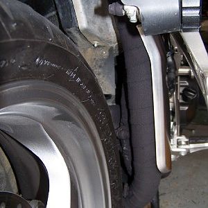 Wrapped exhaust