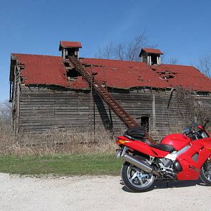 Shiny Wheels and a Barn