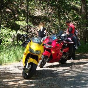 bikes taking a breather