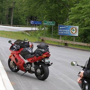 Matt and Mike at the bikes
