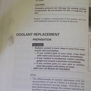 Honda Maintenance Manual