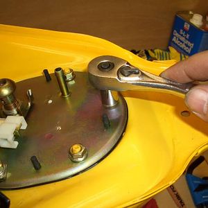 Unbolt Fuel Pump Assembly