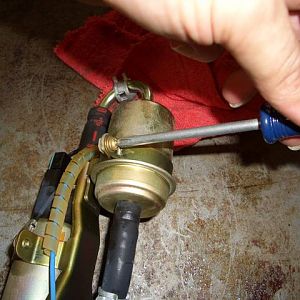 Remove Fuel Filter Clamp