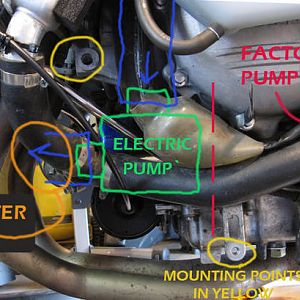 EBP Electric Water Pump on VFR