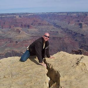 Mike in Grand Canyon 2009