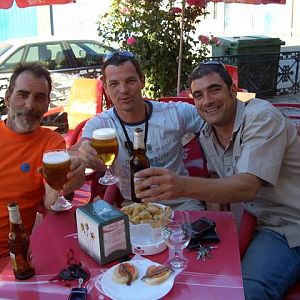 With my spanish friends