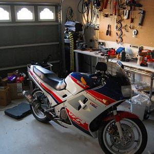 step one.  Clean the garage