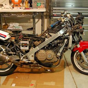 Plastic and tank off
