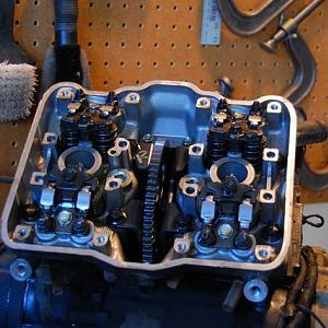 valve cover removed