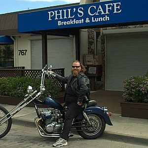 Me and my CB750 Chopper