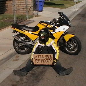 will race for food