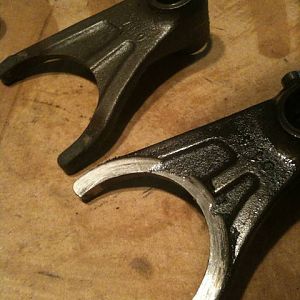 86 vfr shift fork - burnt
