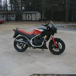 NEW BIKE!!!! 86 VF500   worth $500????