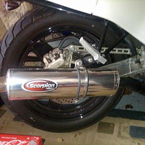 1987 VFR 700F2 Interceptor Dual Scorpion Exhaust