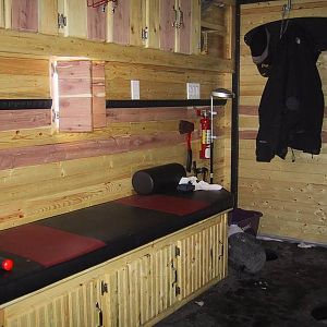 Now this is ice fishing!