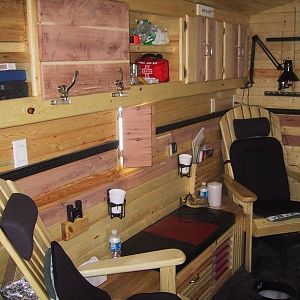 Now this is ice fishing!