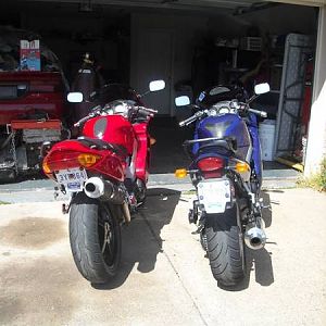 My Sprint and her VFR rear shot