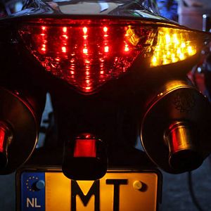 Tail light unit smoked with LED's