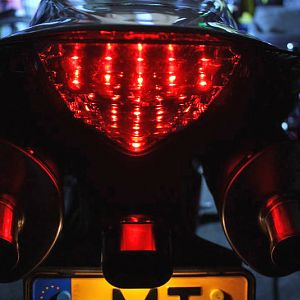 Tail light unit smoked with LED's