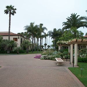 courtyard outside our room