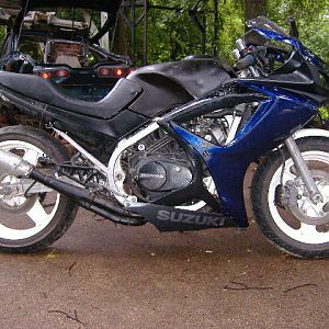 85 vf500 interceptor w/ gsxr fairings