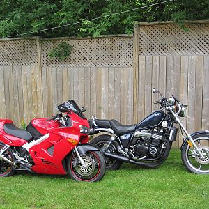 new and old ride