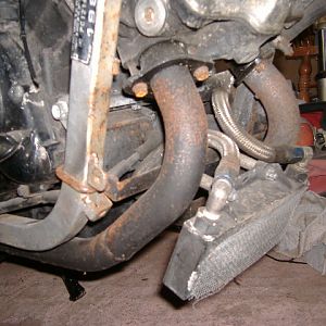85 vf500 custom 4-1 exhaust
