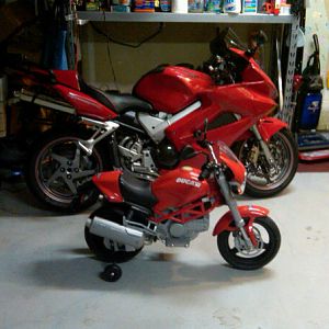 Why does my son have a Ducati when I don't?