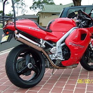 Great sounding 3 cylinder, almost as good as the VFR