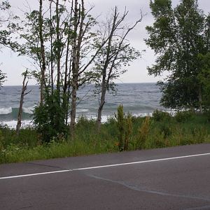 Lake Superior surf chop