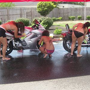 Bikini Bike Wash