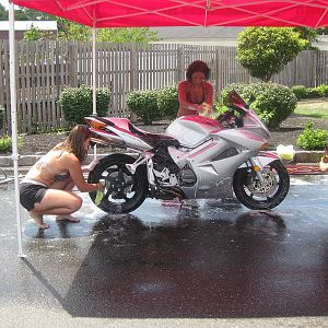 Bikini Bike Wash
