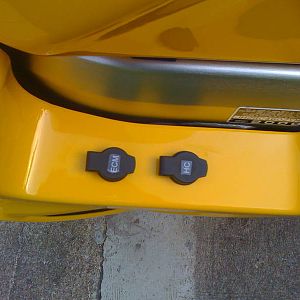 Closeup of Power Outlets