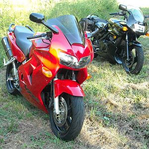 mine and wifies bikes
