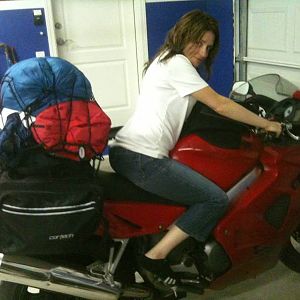 Wife on the VFR----hmmm, take the VFR