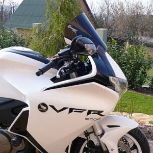My brand new VFR 1200 F Black & White