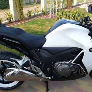 My brand new VFR 1200 F Black & White
