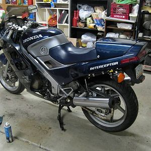 Blue 1987 VFR700F