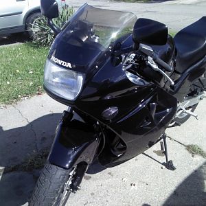 86 vfr 700 with 750 motor swap