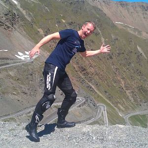 Me on the top of Stelivo in Italy