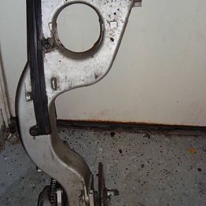 cleaned swing arm