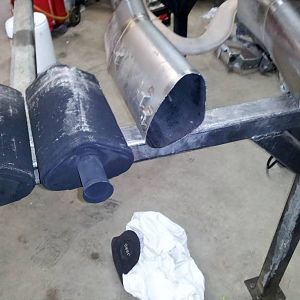 2002 VFR exhaust gutting!