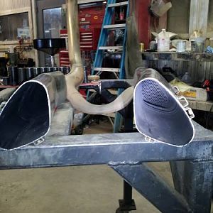 2002 VFR exhaust gutting!