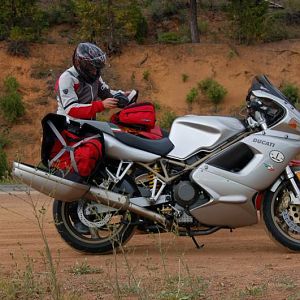 Optical Illusion - Giant Ducati!