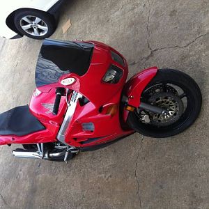 My 95 VFR750 the day I got it.