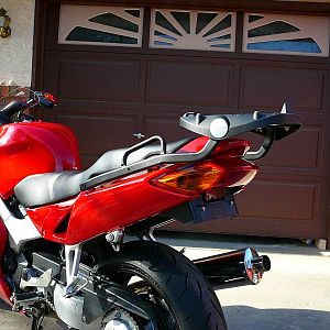 Givi Rack Installed