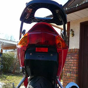 Givi Rack Installed