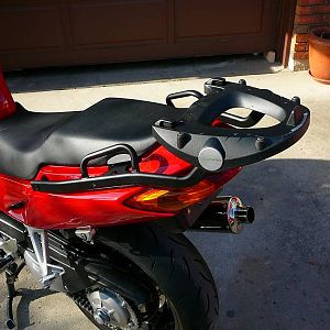 Givi Rack Installed