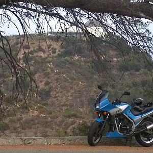85 VF500 Interceptor w/custom paint job...