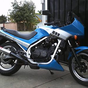 85 VF500 Interceptor w/custom paint job...